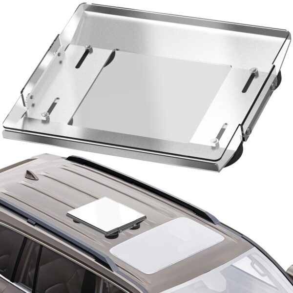 Magnetic Car Mount for Starlink Mini with Aluminum Base and PC Construction, No Signal Blocking