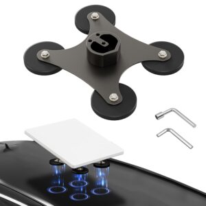 Magnetic Mount for Starlink Mini 109 kg for RV, Truck, Boat, Aluminum