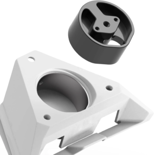 2025 New Adapter for Starlink Mini, 2-in-1 with 1/4" and 3/8" Threads, Black