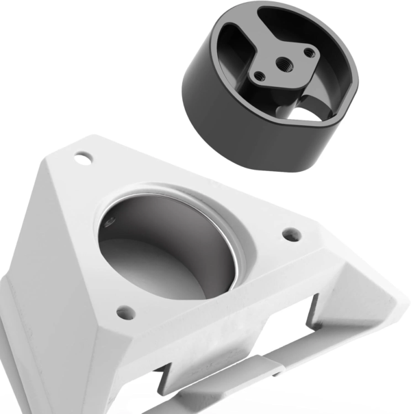 2025 New Adapter for Starlink Mini, 2-in-1 with 1/4" and 3/8" Threads, Black