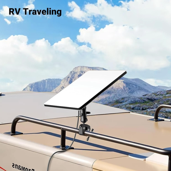 2025 New Adapter for Starlink Mini, 2-in-1 with 1/4" and 3/8" Threads, Black