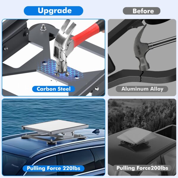 Upgraded 30° Magnetic Mount for Starlink Mini with Magnets of 100kg Strength