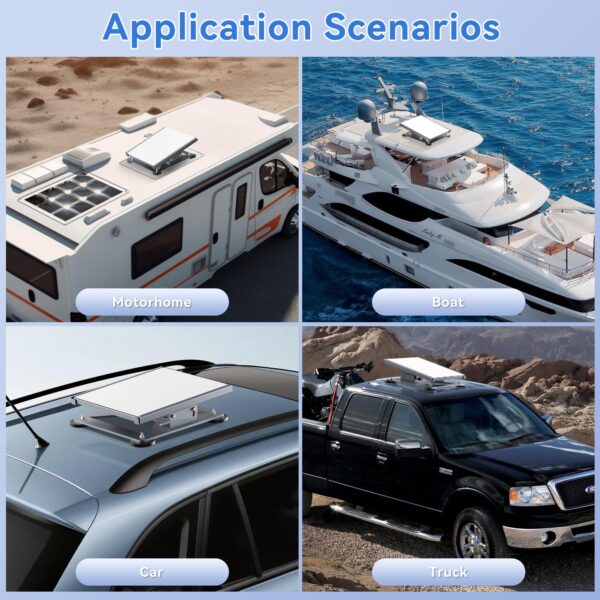 Upgraded 30° Magnetic Mount for Starlink Mini with Magnets of 100kg Strength