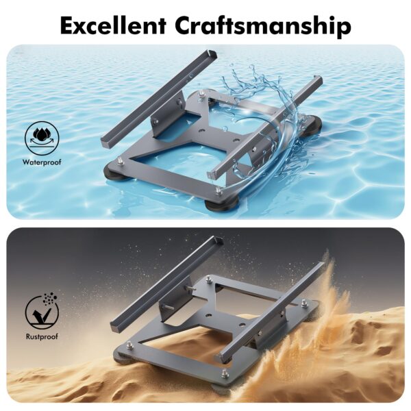 Upgraded 30° Magnetic Mount for Starlink Mini with Magnets of 100kg Strength