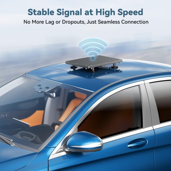 Magnetic Roof Mount for Starlink Mini with Protective Cover