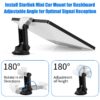 Car Dashboard Mount for Starlink Mini – Adjustable Suction Cup