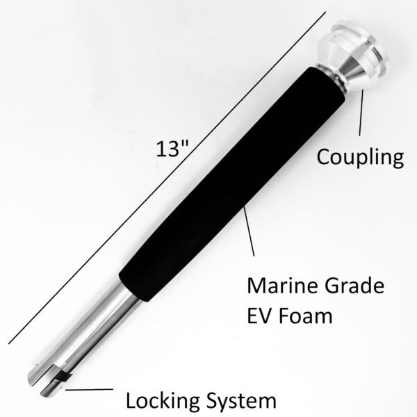 Rod Holder Mount for Starlink Mini Antenna – Flat Base for Boats and Yachts