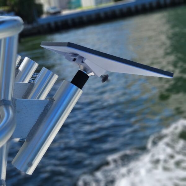 Rod Holder Mount for Starlink Mini Antenna – Flat Base for Boats and Yachts