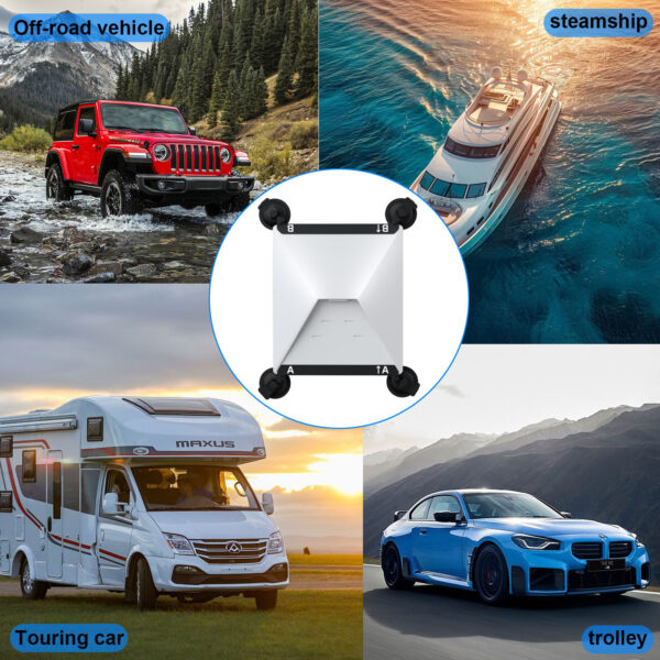 Suction Cup Mount for Starlink Mini – Designed for Vehicle Windshields and Roofs