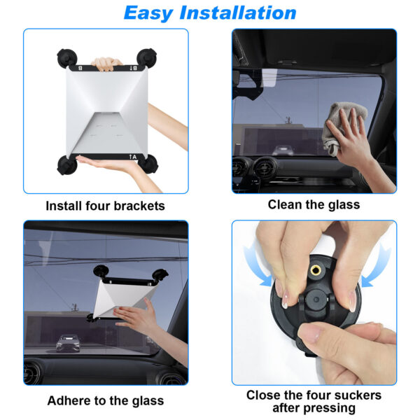 Suction Cup Mount for Starlink Mini – Designed for Vehicle Windshields and Roofs