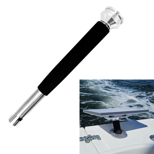 Rod Holder Mount for Starlink Mini Antenna – Flat Base for Boats and Yachts